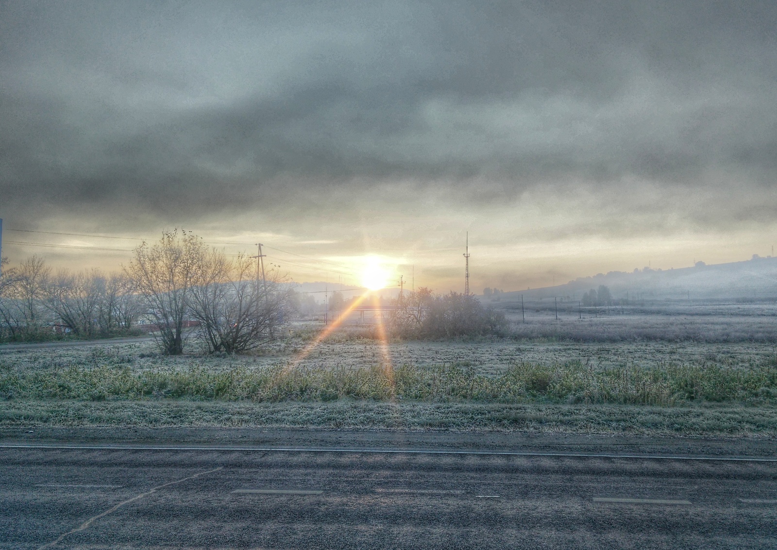 Where the dawn is born - My, Nature, Mountain Altai, dawn, Altai Republic