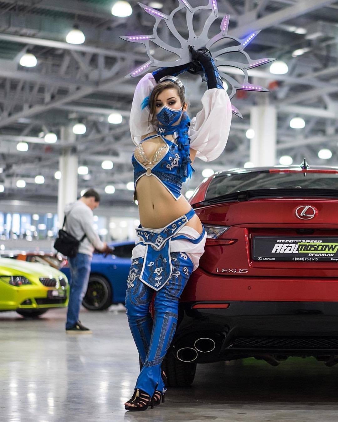 A looser interpretation of Mortal Kombat - Girls, Cosplay, Longpost, Mortal kombat, Igromir