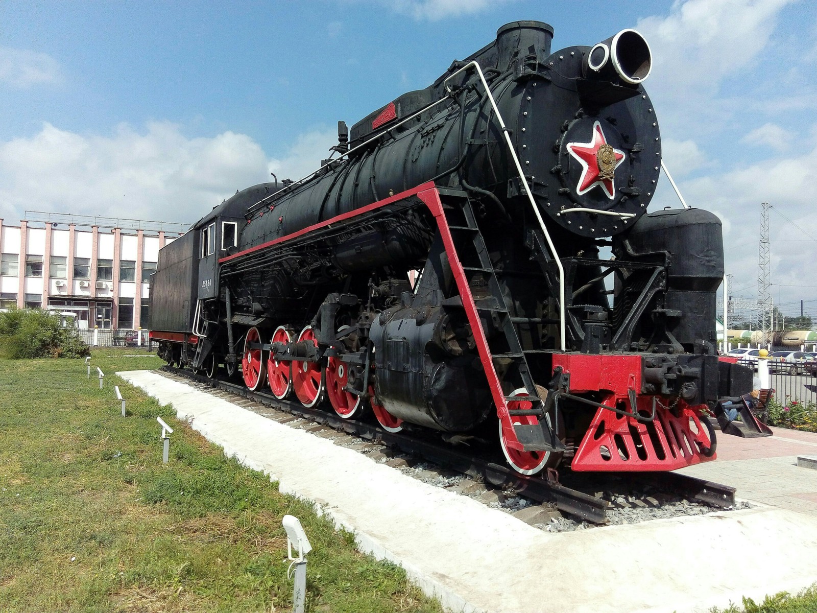 An interesting exhibit. - My, Locomotive, Syzran, A train, Photo, Story