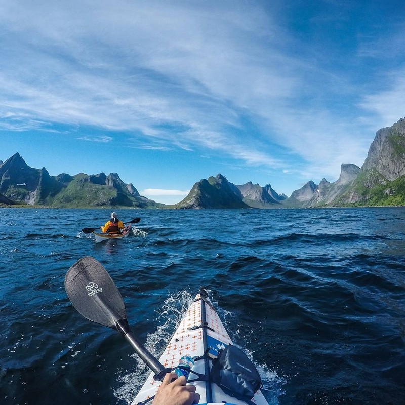 Stunning photos of the Norwegian fjords - Photo, Longpost, Norway, , , Kayak