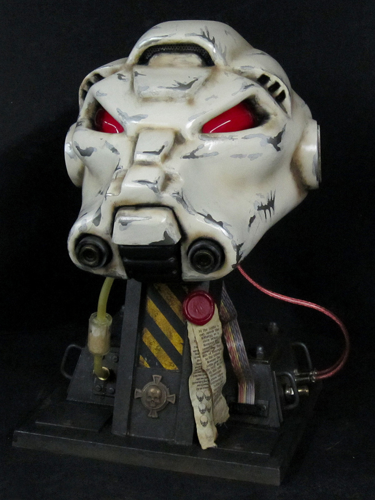 Terminator helmet - Warhammer 40k, Longpost, Helmet, Terminator, Craft, Manufacturing, 