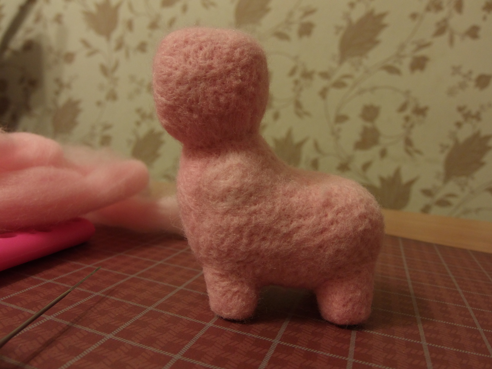 Master class on creating alpaca from wool using dry felting technique - My, Toys, My, With your own hands, Hobby, Master Class, Creation, Handmade, Friday tag is mine, Longpost