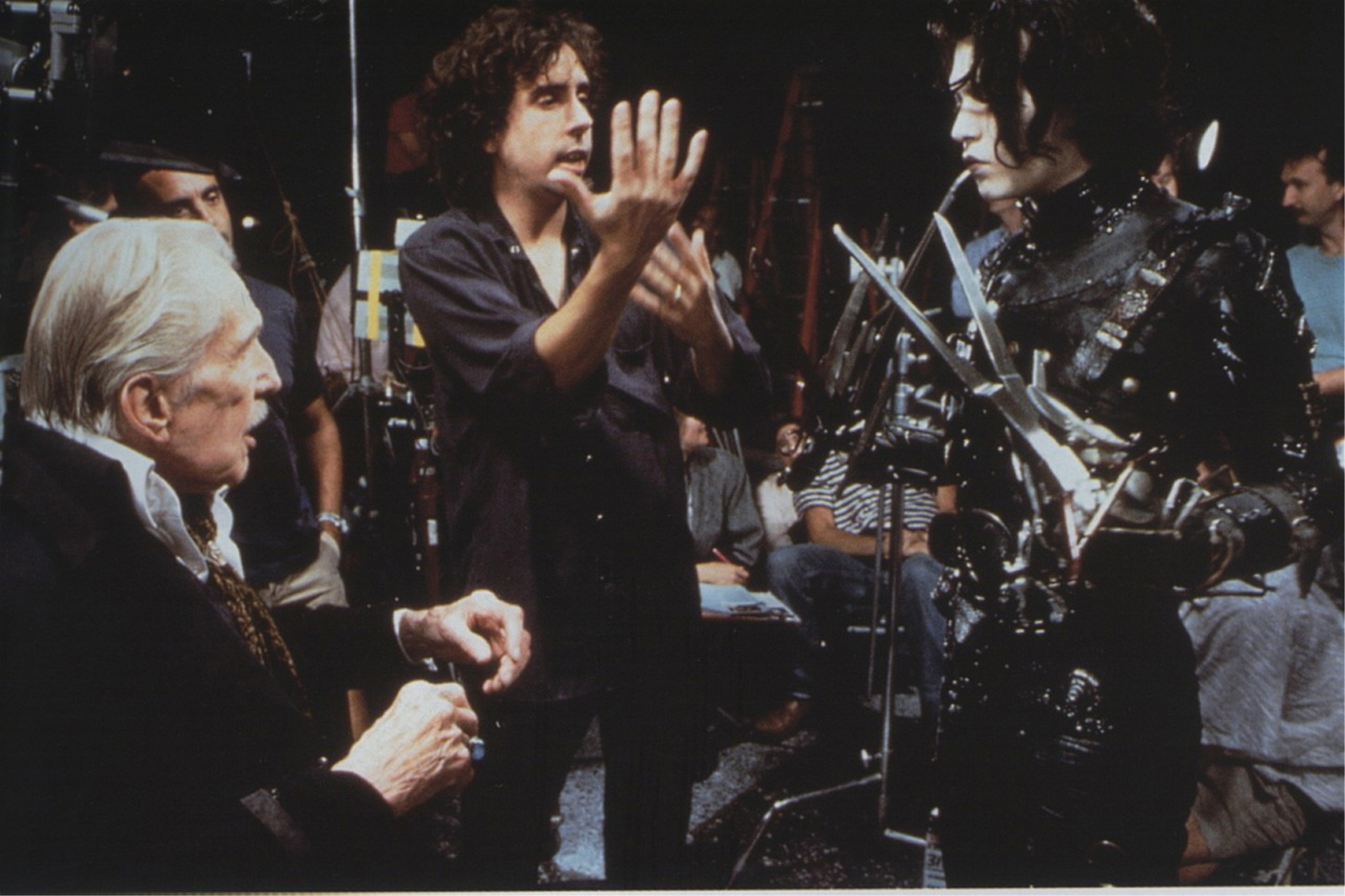 Behind the scenes of Edward Scissorhands - Movies, Behind the scenes, Edward Scissorhands, Tim Burton, Johnny Depp, Winona Ryder, The photo, , Longpost