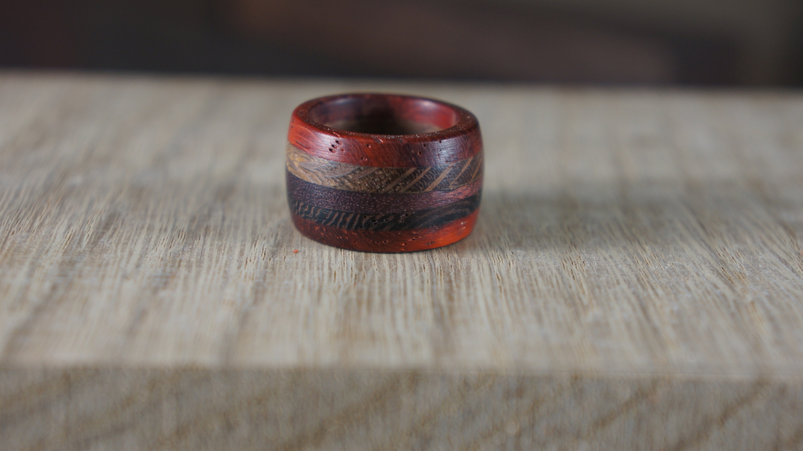 Making a ring from scraps of exotic - My, Ring made of wood, Handmade, , Ring, Video