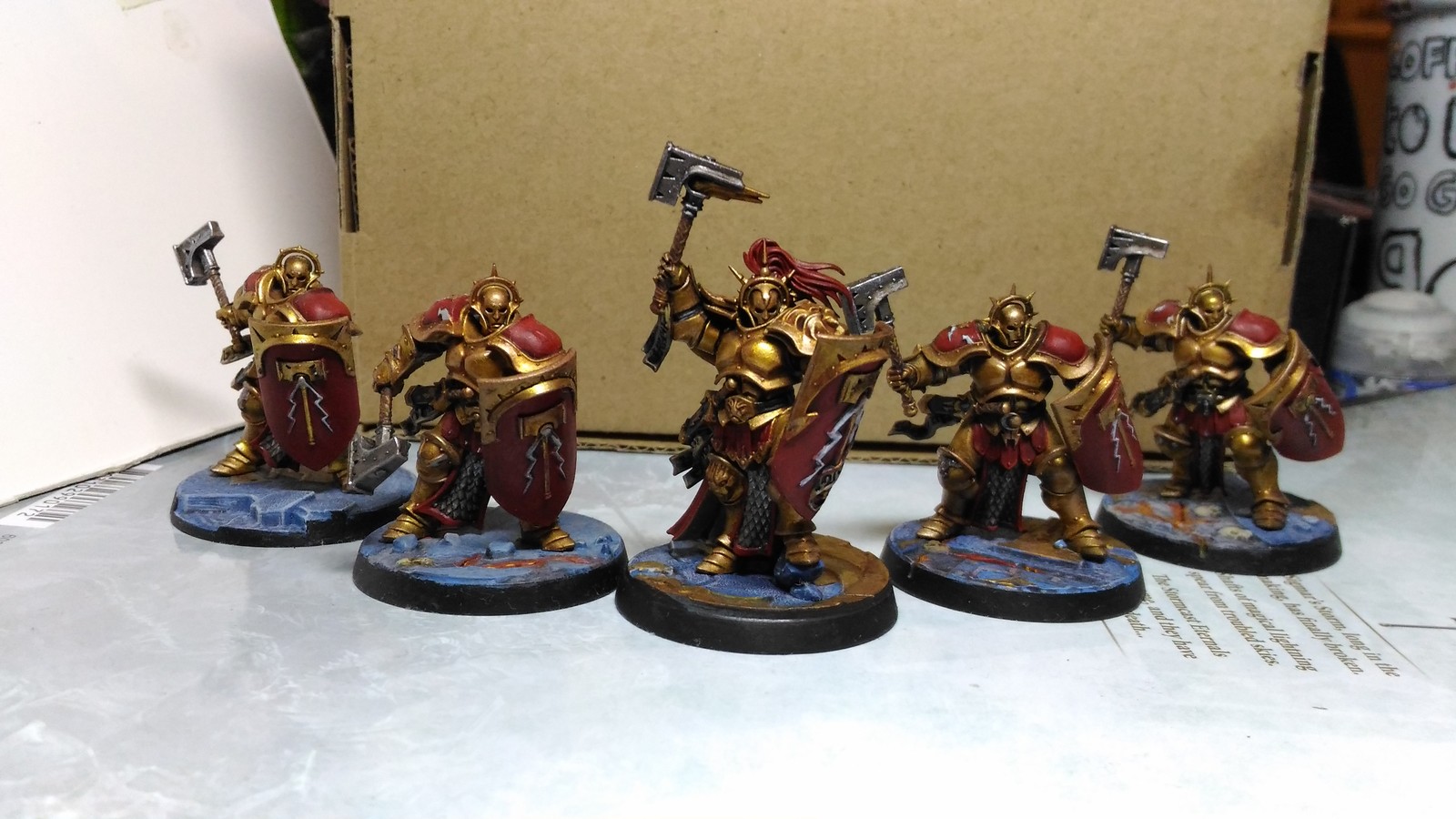 Stormcast Eternals Liberators and Lord-Relictor - My, Warhammer: age of sigmar, Warhammer, Miniature, Longpost