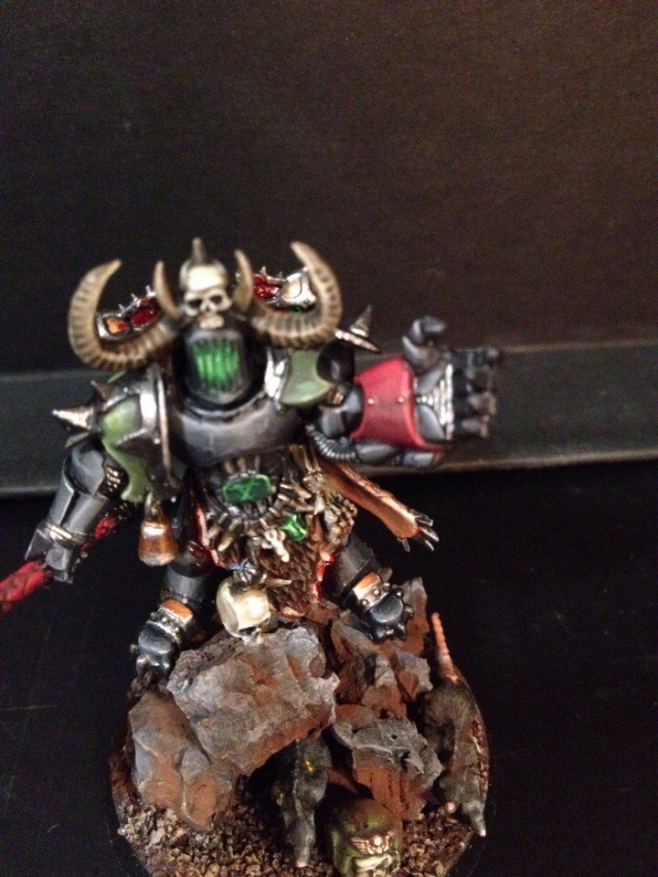 Lord of the Rat - My, Chaos space marines, Kitbash, Miniature, Warhammer 40k, Longpost, Miniature