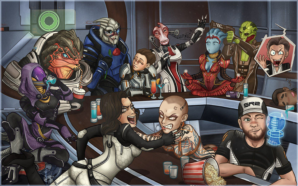 A little mass never hurts - Mass effect, Art