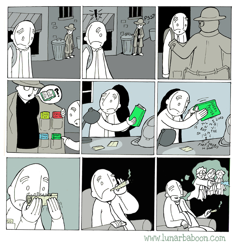 Я бы взял жёлтую! - Комиксы, Lunarbaboon, Книги