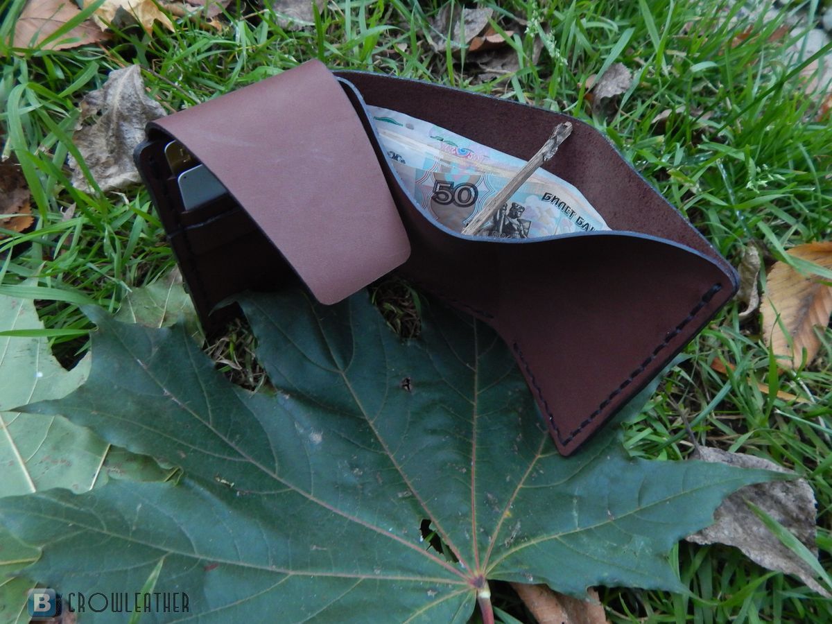 Walter Mitty wallet - My, Leather, Wallet, Wallet, Needlework, Handmade, Longpost, The Incredible Life of Walter Mitty