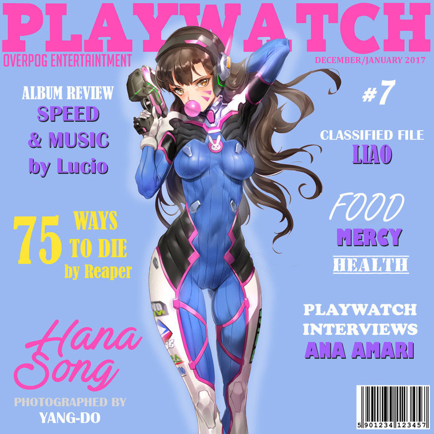 PlayWatch - Blizzard, Overwatch, Playboy Overwatch, Арт, Длиннопост