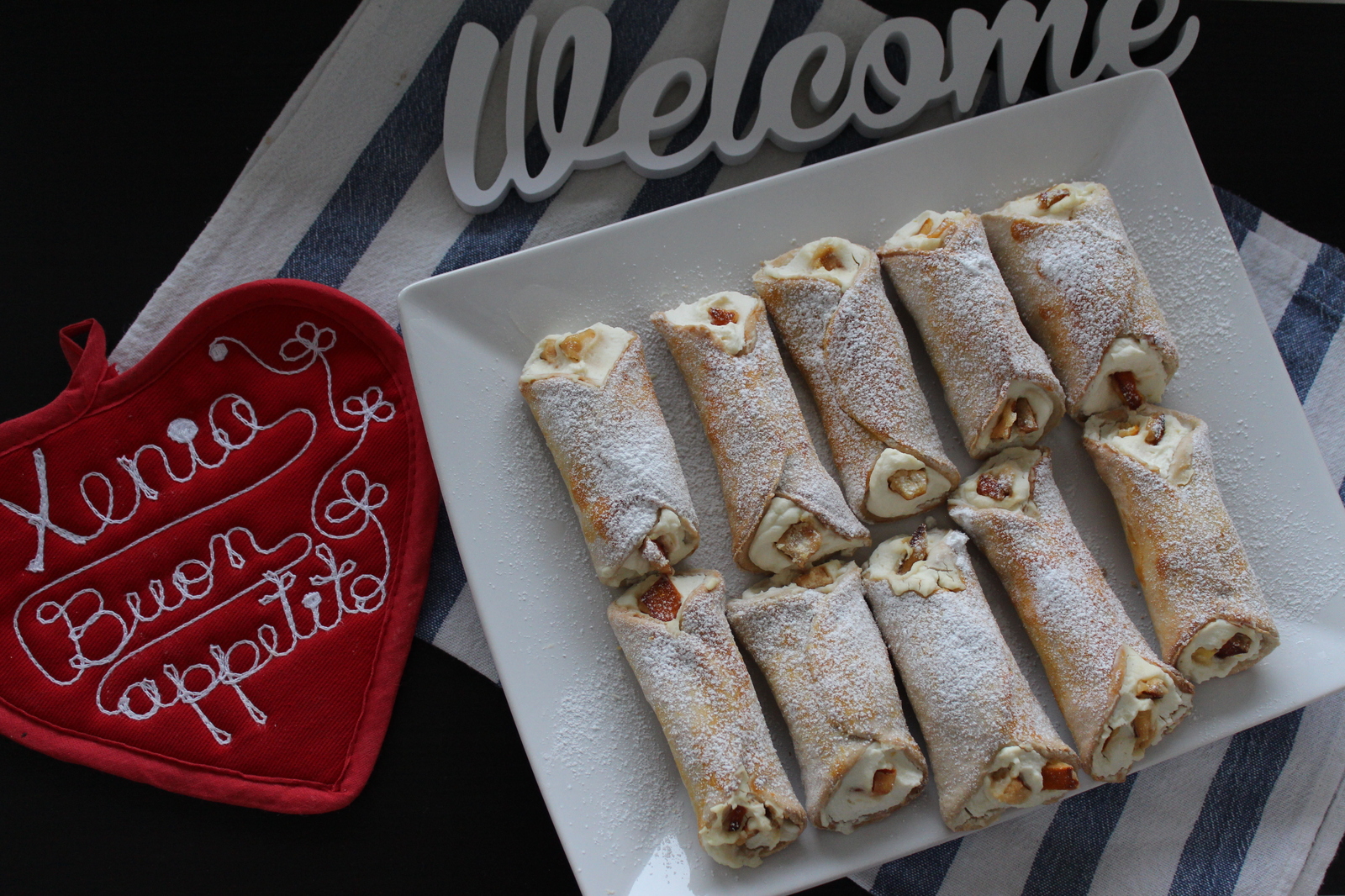 Sicilian cannoli in Russian, without deep fat. - My, Cannoli Sicilia, Dessert, Sicily, , Food, Bakery products