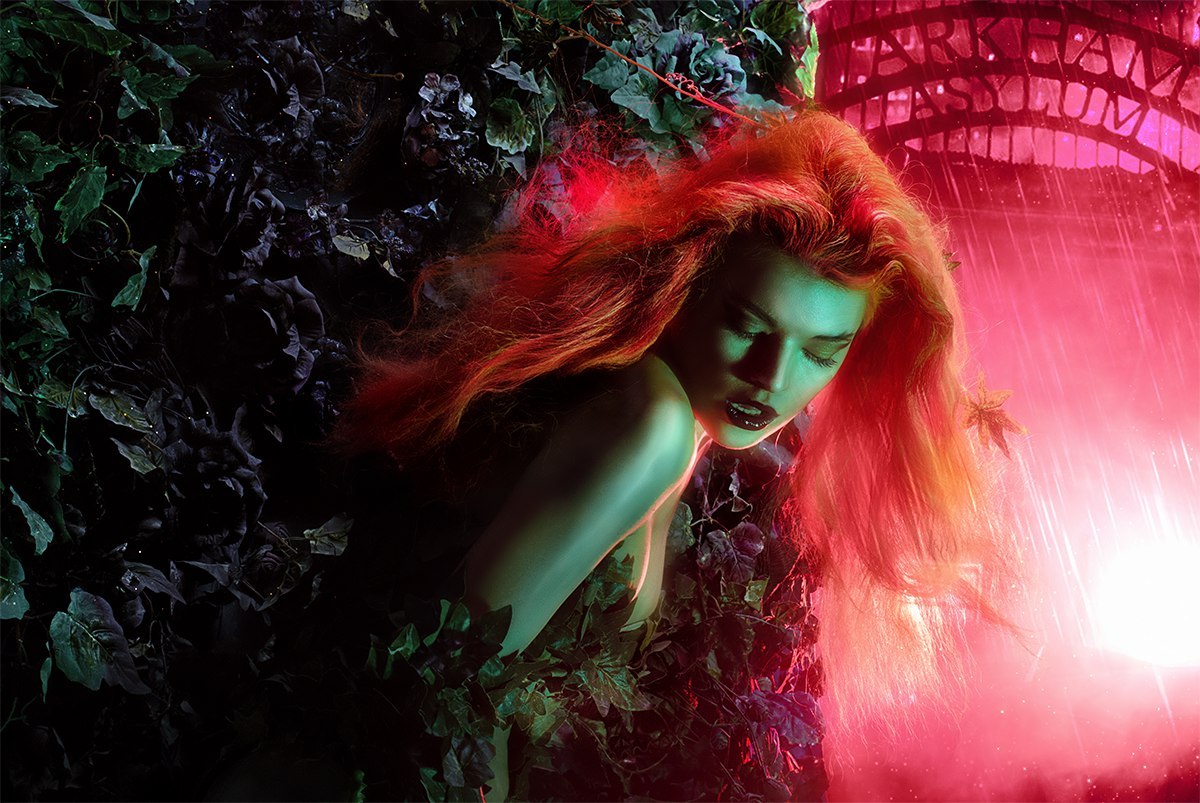 Evening photoset Poison Ivy. - Cosplay, Girls, Comics, Models, The photo, Batman, Poison ivy, Longpost, Dc comics