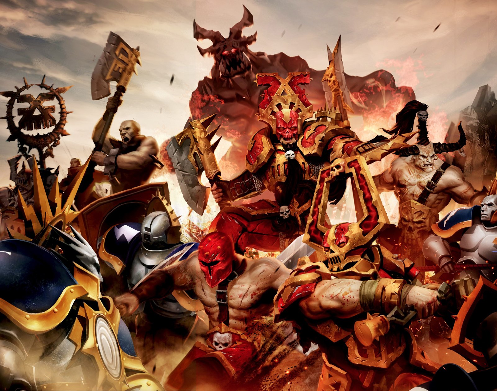 For the Dark Gods! - Warhammer: age of sigmar, Warhammer, Chaos, Art, A selection, Longpost