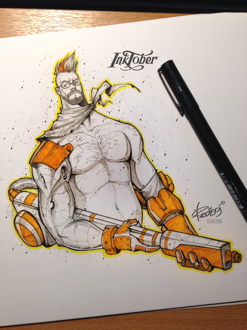 Inktober 2016 day 11 - My, Redisoj, Inktober, Art, Images, Drawing, Sketch, Men