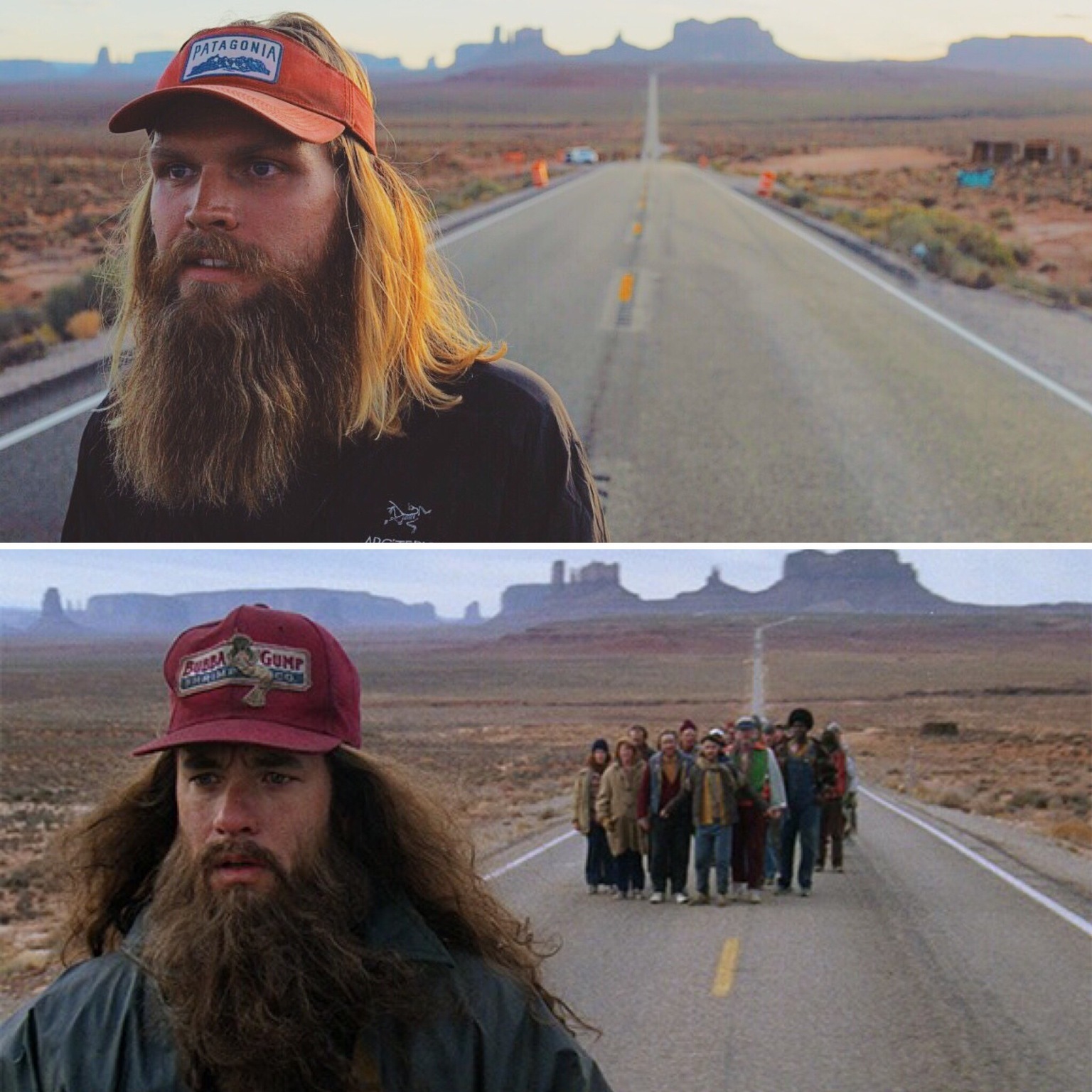 I'm very tired. Perhaps I'll go home. - Forrest Gump, Cosplay, Road, Scene from the movie, Video