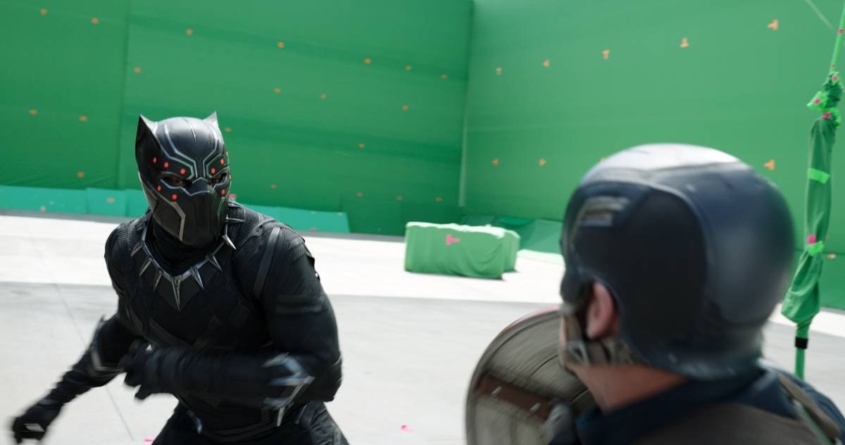 The special effects of the film Captain America: Civil War - Movies, Scene from the movie, Captain America: Civil War, Special effects, Marvel, Chromakey, Photos from filming, Longpost