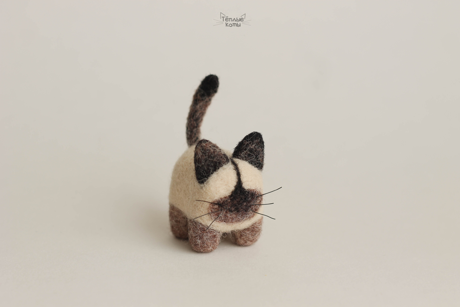 mini cats - My, Handmade, cat, Author's toy, Dry felting, Creation, Longpost