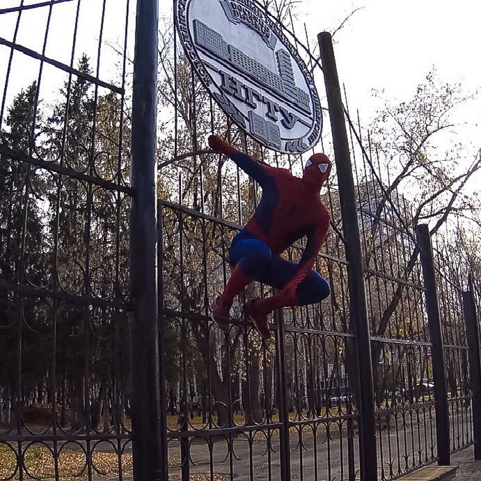 This city needs a hero - Superheroes, Spiderman, Novosibirsk, 