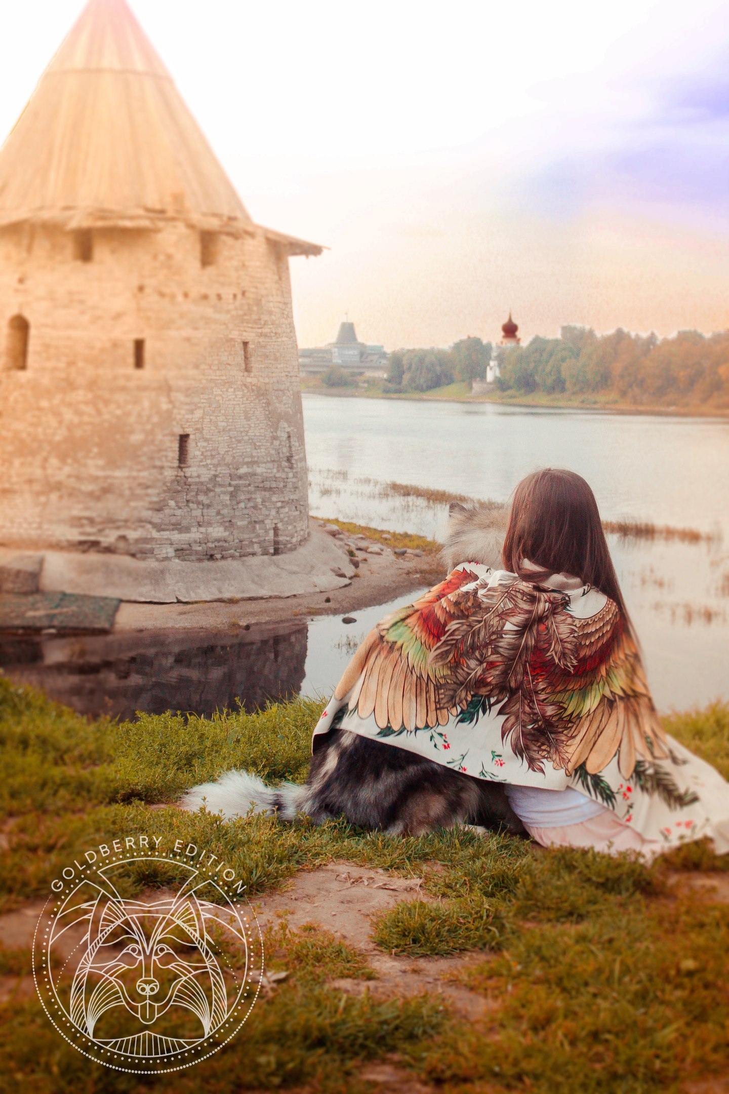 Pskov, Kremlin. - Pskov, Old man, Story, Landscape, История России, Rus