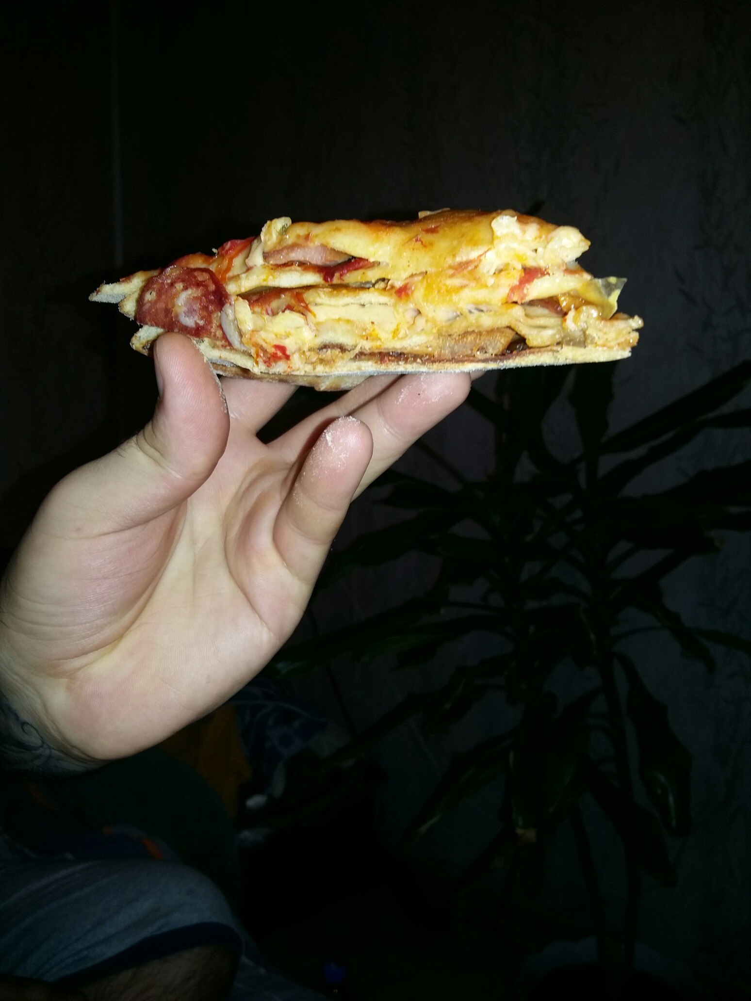 Pizza from pizza..... - My, Pizza, Yummy, , Food