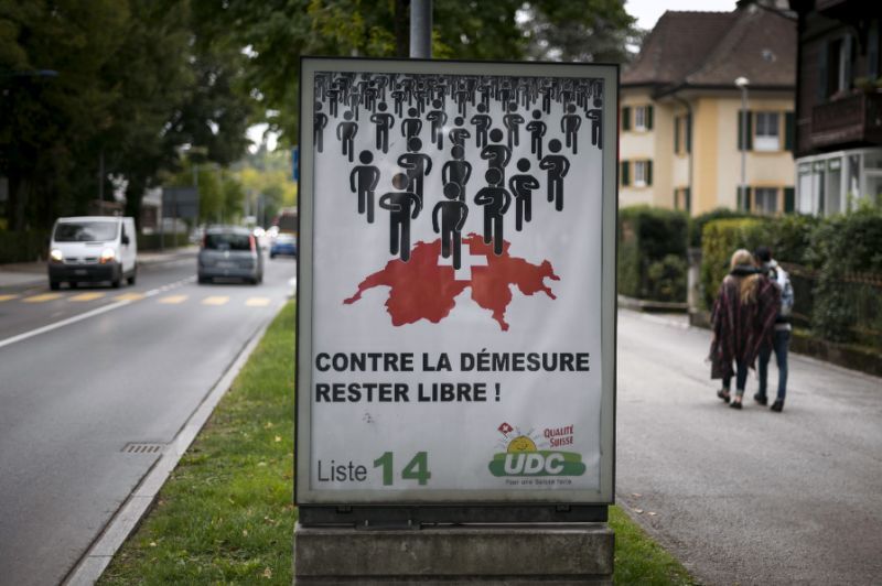 Scandalous posters of the Swiss People's Party (there are intolerant images) - Politics, Poster, Switzerland, Longpost