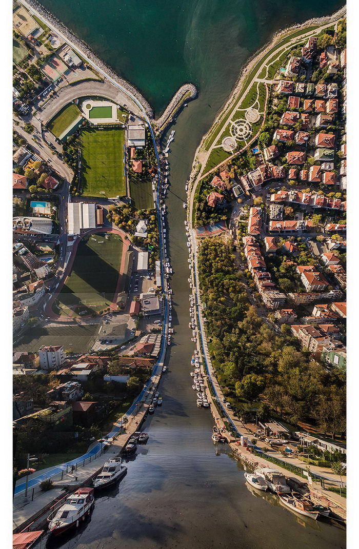 Vertical panorama - Istanbul, Drone, Панорама, Photoshop, Longpost