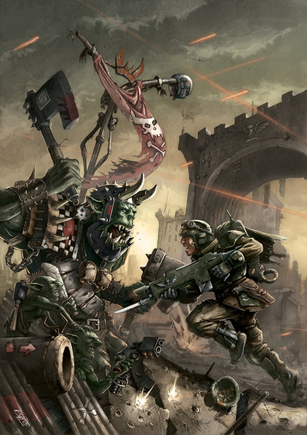 Artists Warhammer Ch. 30 - Klaus Scherwinski. - Warhammer 40k, , Art, Longpost