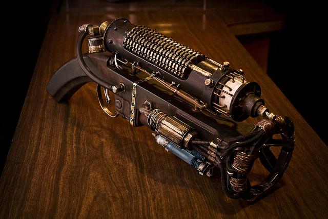 Pistol - Craft, Steampunk, Longpost, Pistols, Weapon