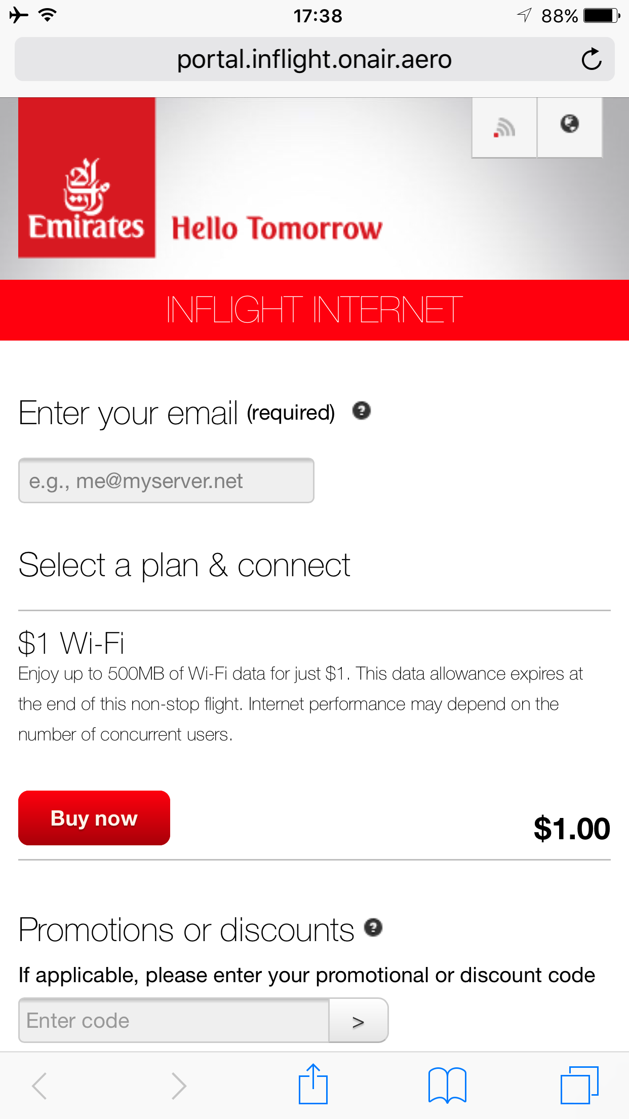 Wi-Fi на высоте 38000 футов работает! - Моё, Wi-Fi, Интернет