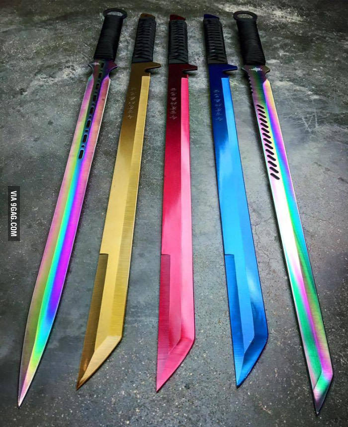 blade gradient - 9GAG, Not mine, Gradient, Weapon