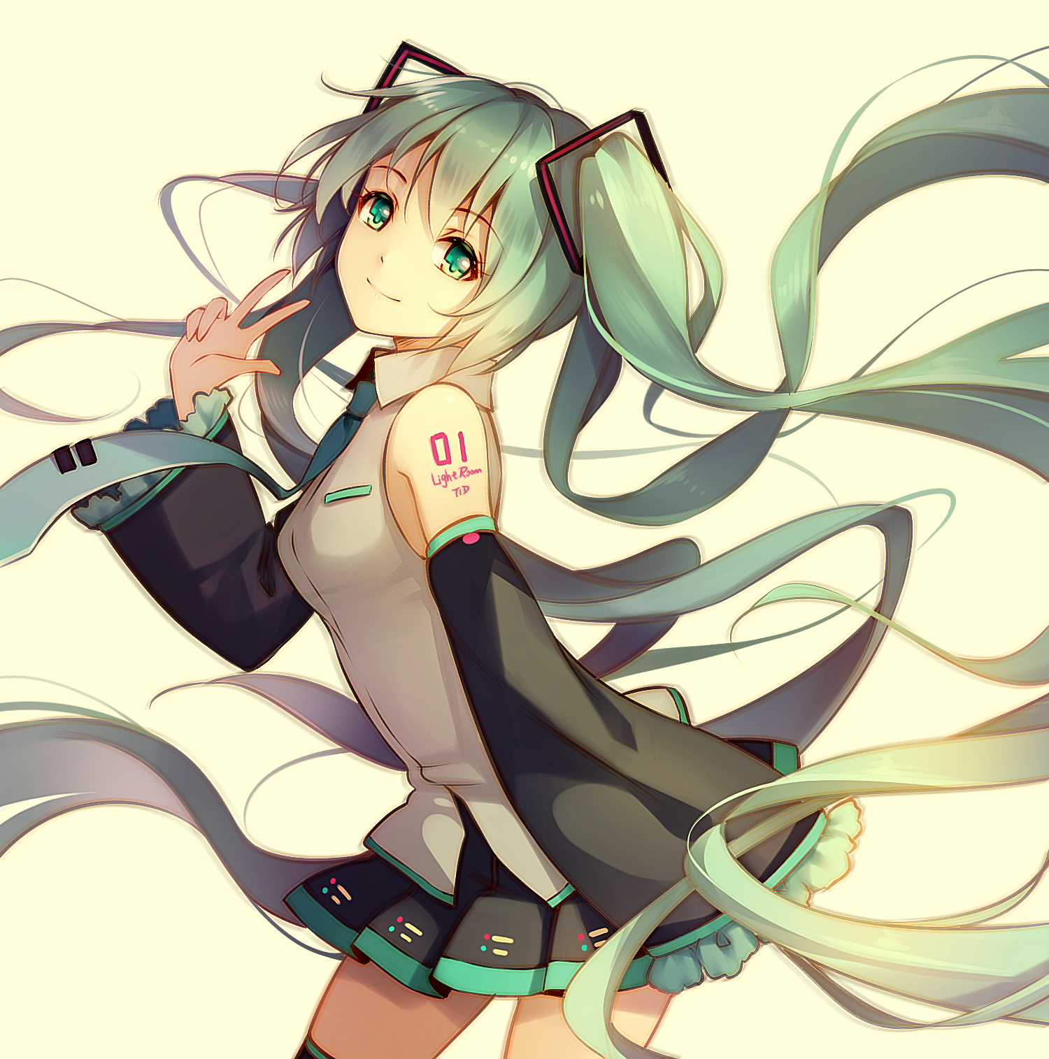 Anime Art - Anime, Anime art, Vocaloid, Hatsune Miku, The dress