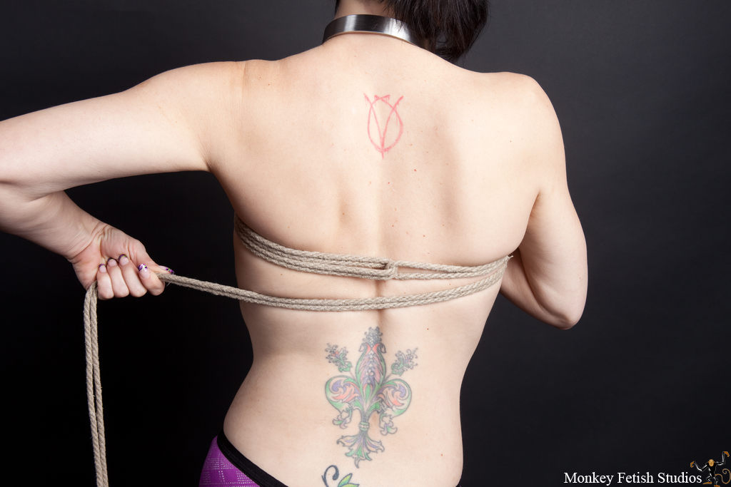 Another chest strap. - NSFW, BDSM, Shibari, Bondage, Pleasure, Daytime, Longpost