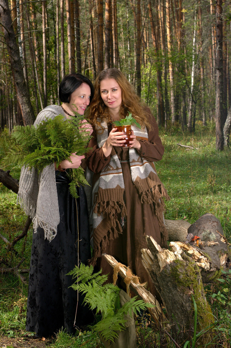 Askatsky forest. - My, Askat, , Witches, Girls, Longpost