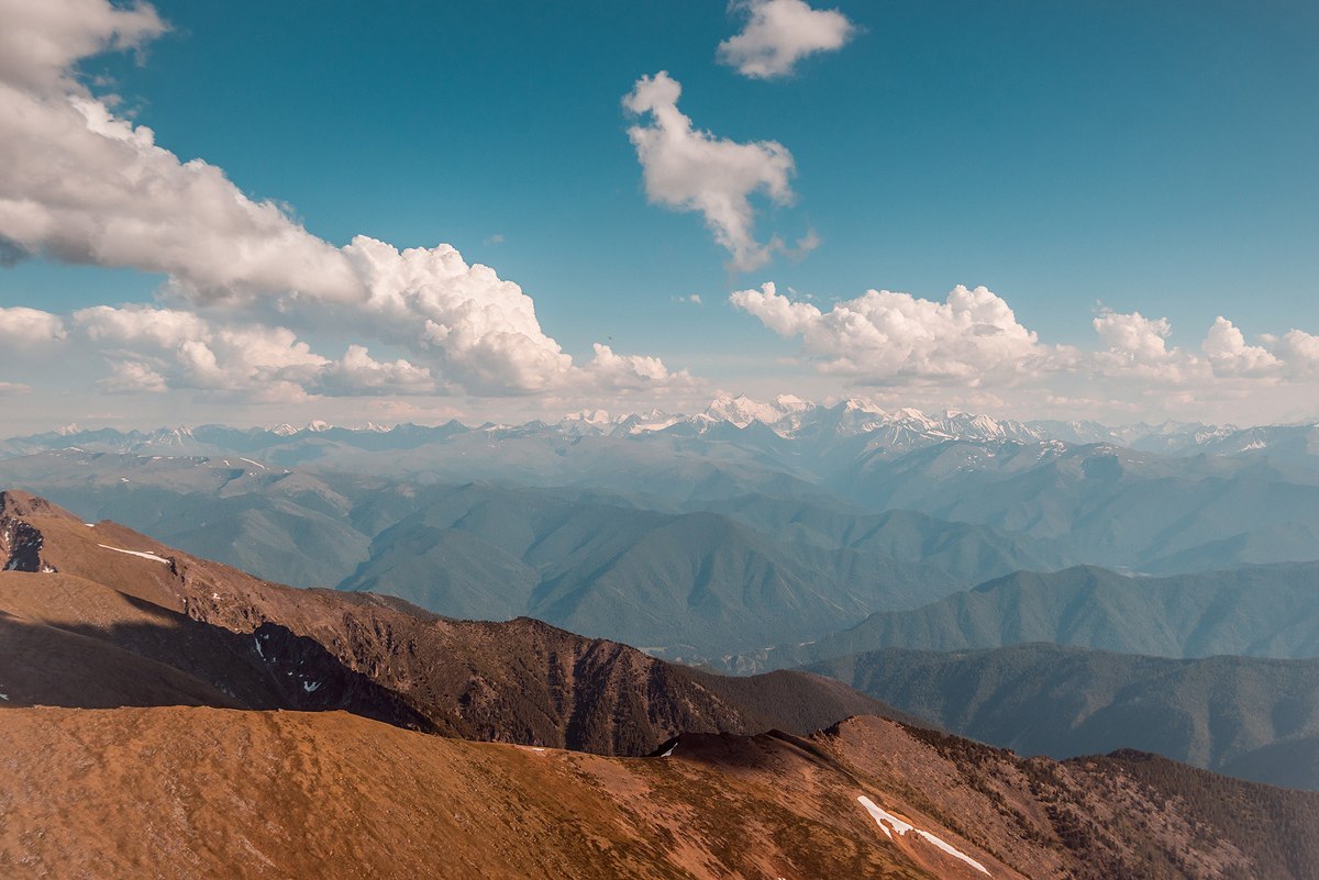 Terektinsky Range, Mount Belukha - , Altai, Landscape, The mountains, Longpost, Beluga Whale Mountain, Altai Republic