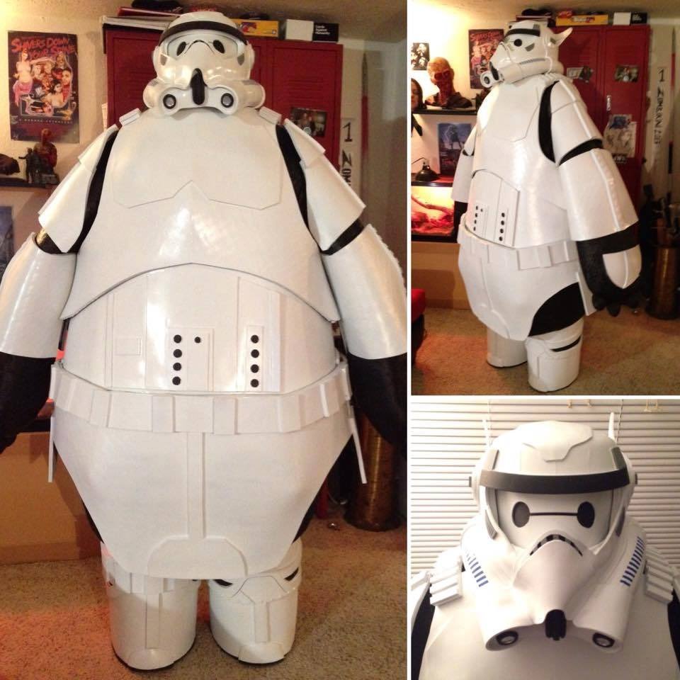 The Baymax Stormtrooper - City of heroes, Stormtrooper, Star Wars, Costume, Baymax, Hello reading tags