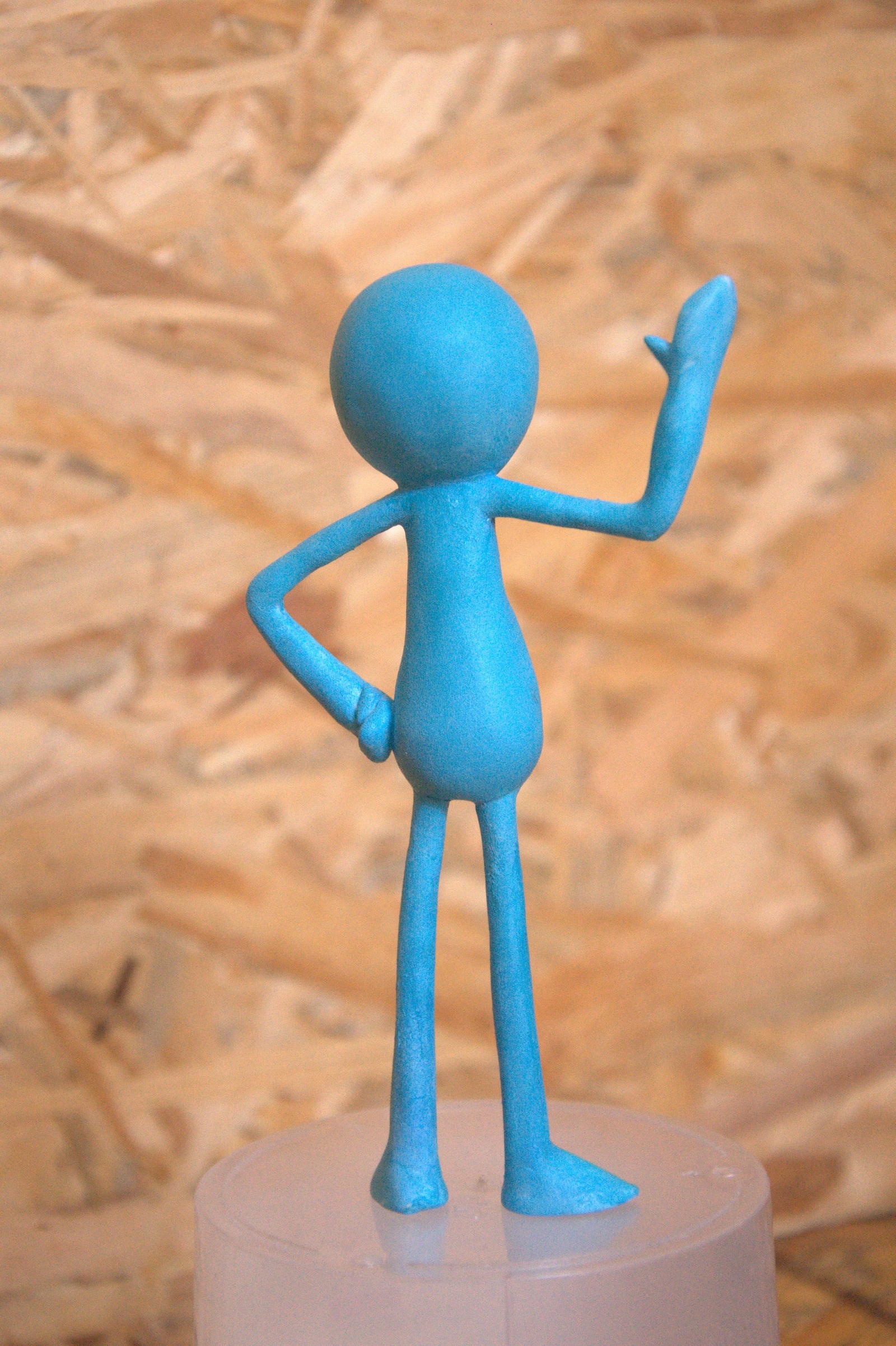 Mr Meeseeks from Rick and Morty - My, Mr. Misix, , Rick and Morty, Rick and mory, Figurine, Longpost, Figurines