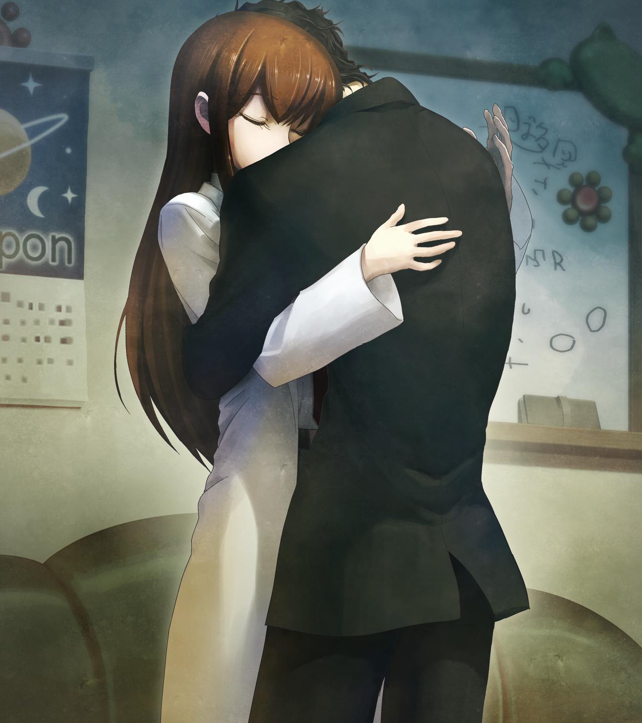 Steins Gate - Аниме, Steins Gate, Kurisu Makise, Okabe Rintaro, Anime Art, Steins Gate 0