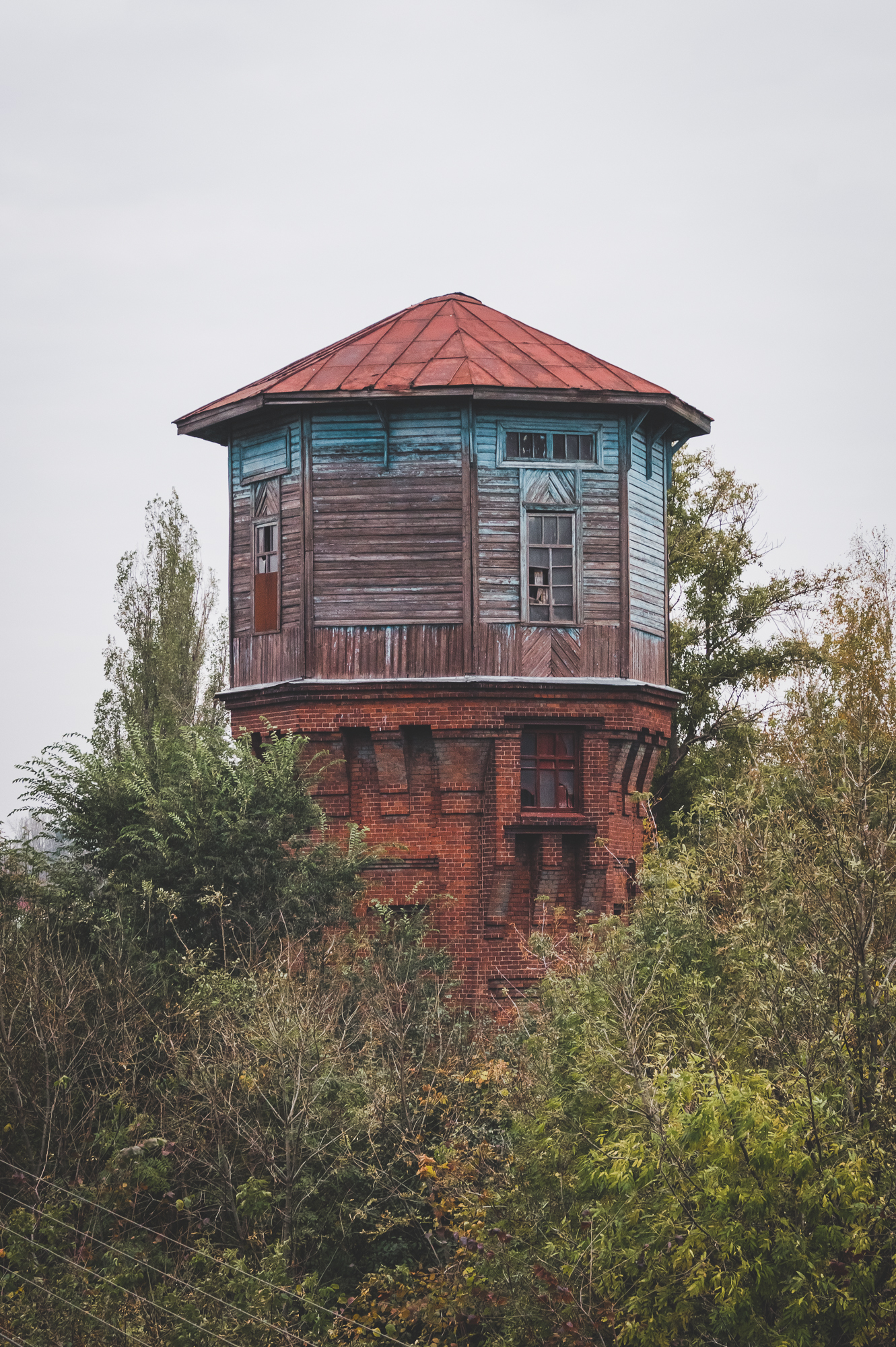 Old water tower - My, Photo, Lipetsk, Water tower, Landscape