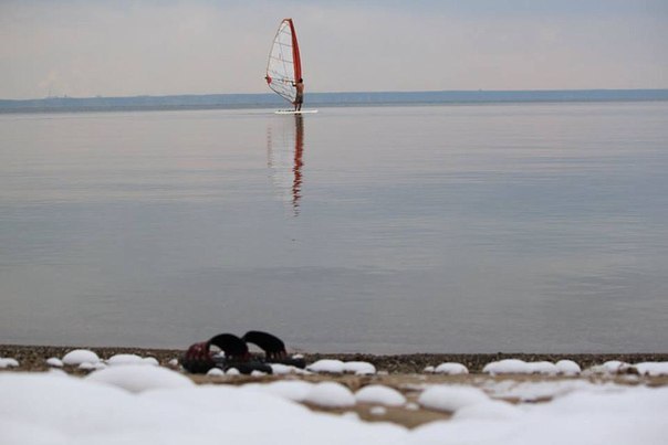 When the soul asks - Novosibirsk, Windsurfing, Cold