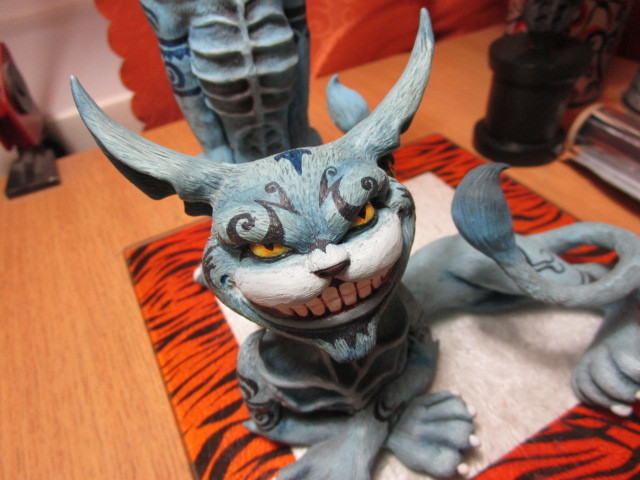 Cheshire family :) - My, Cheshire Cat, Alice: Madness Returns, Polymer clay, Nooboslowpokopanda, Longpost