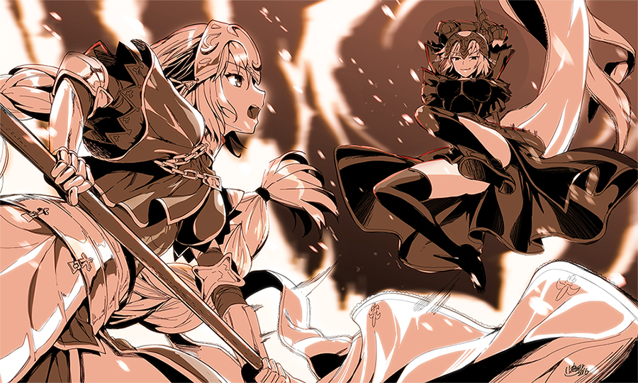 Rulers of the war - Fate apocrypha, Ruler, Longpost, Anime, Art, Fate grand order, 