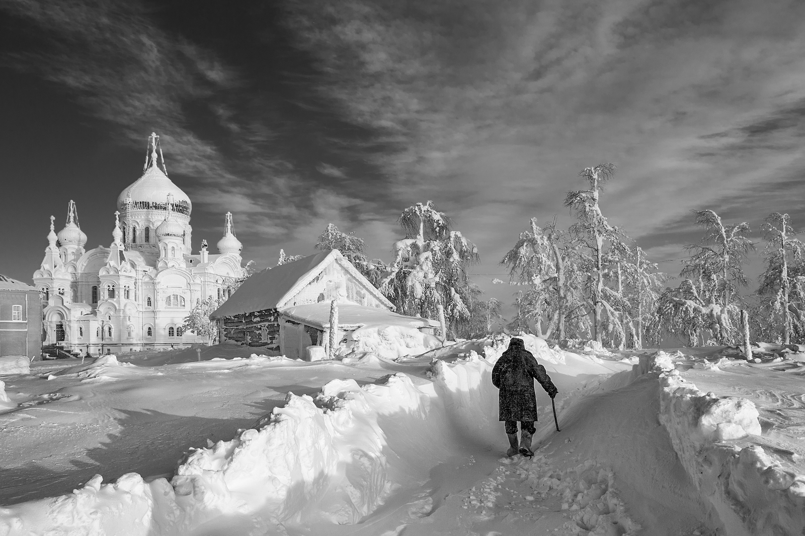 Serenity and serenity... - Russia, Winter, Snow, Temple, Church, Cold, Photo, The photo