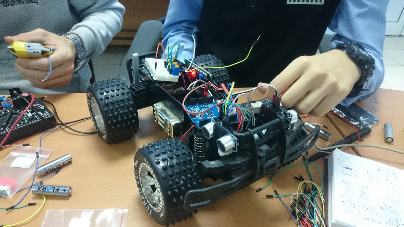 Alteration of a radio-controlled car - My, Arduino, Robotics