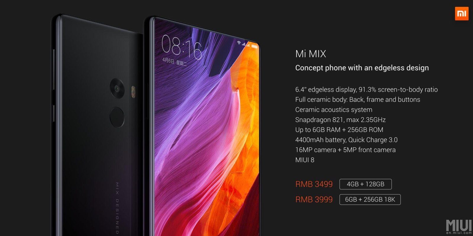 Xiaomi Mi X - Xiaomi, Смартфон, Длиннопост