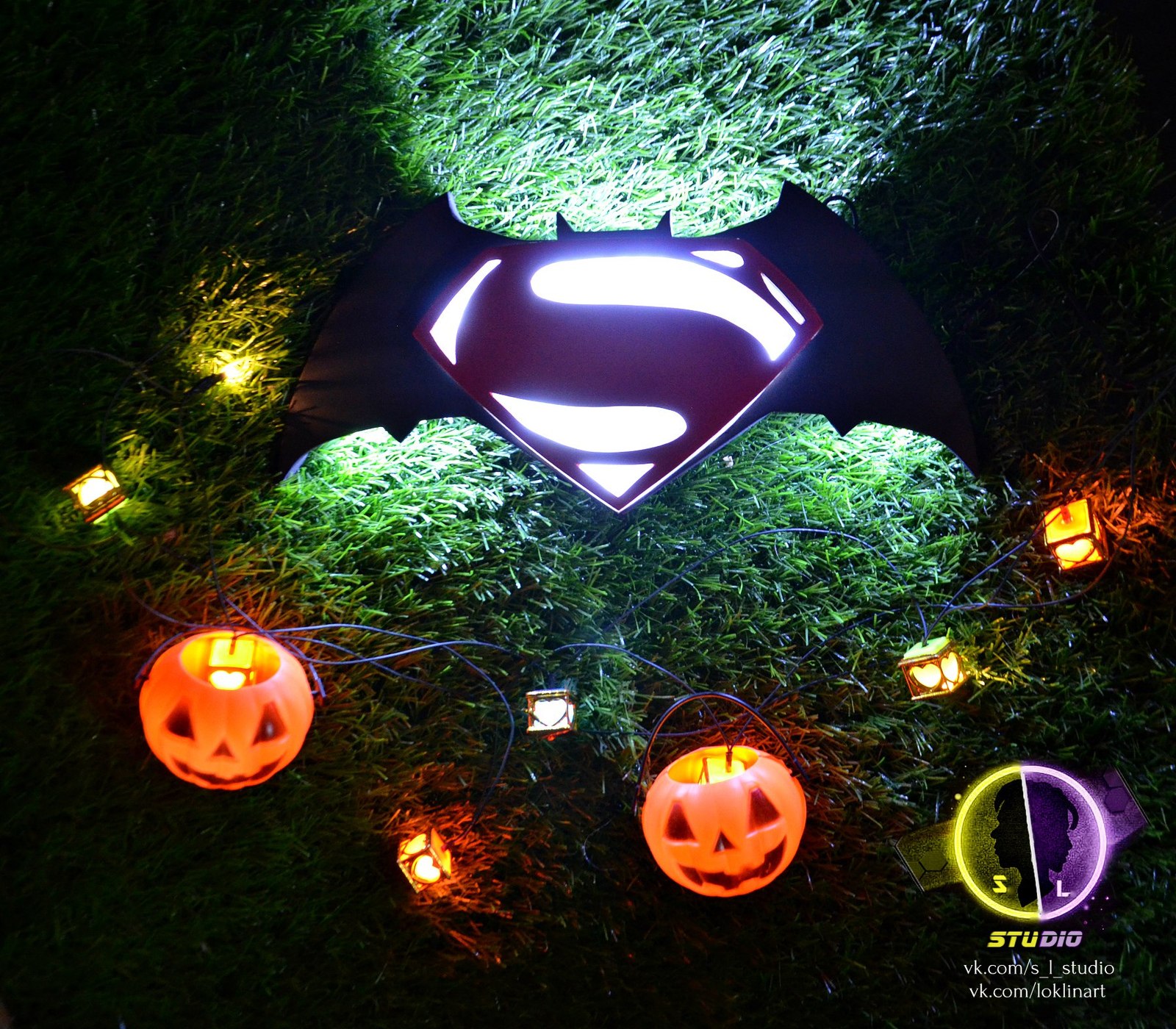 bps night light - My, Batman, Superman, Batman, DC, Rukozhop, Dc comics