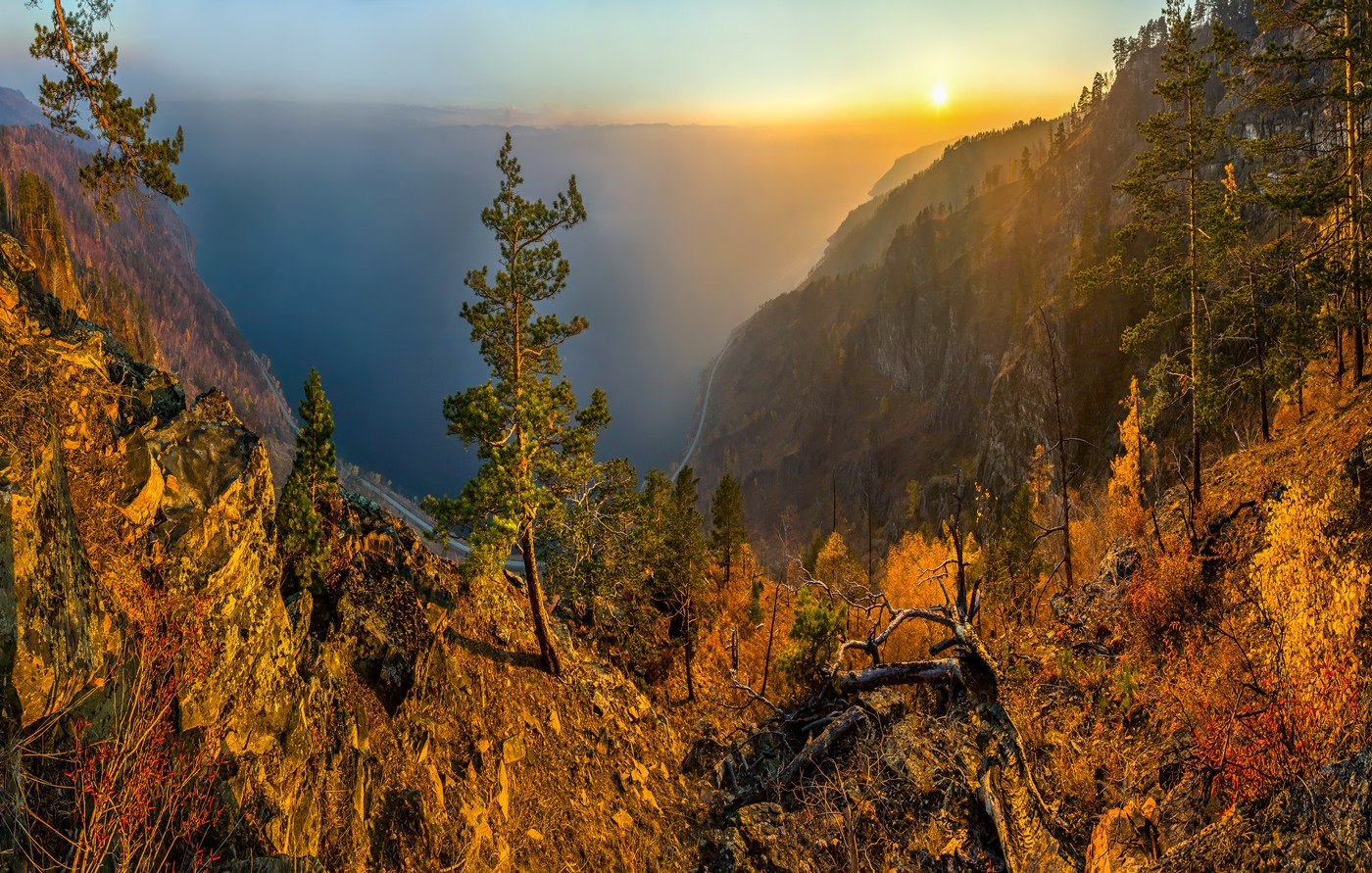 Autumn on Baikal - Lake, Baikal, Autumn, Nature, Landscape, Russia, Photo, The photo, Longpost