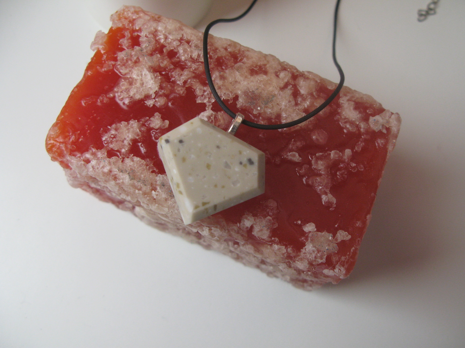 Another stone pendant - My, Handmade, Artificial stone, Pendant, My