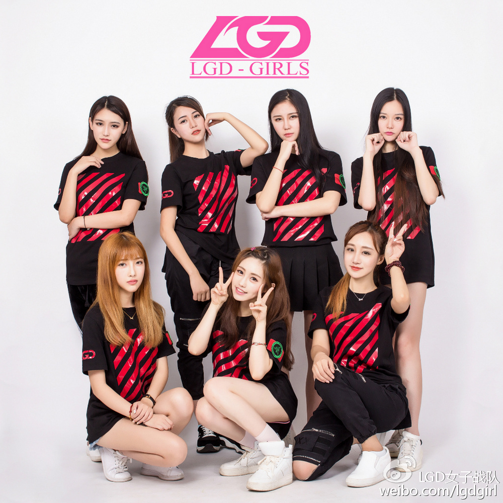 Girls of the day. League of Legends female LGD roster - NSFW, eSports, , Chinese, League of legends, Longpost