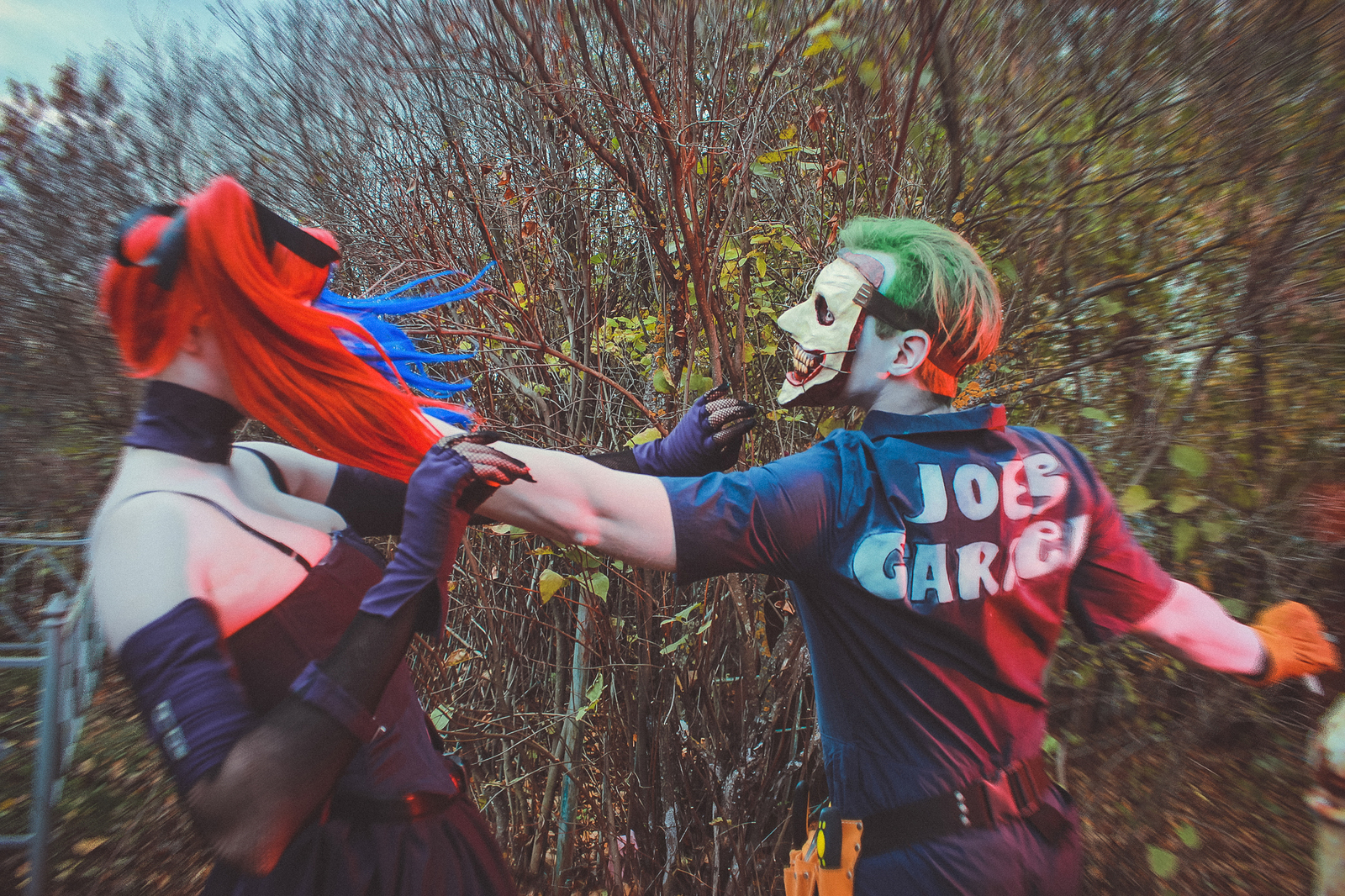 Photocosplay - Joker/Harley (DC New 52: Suicide Squad #14) - My, Cosplay, , Longpost