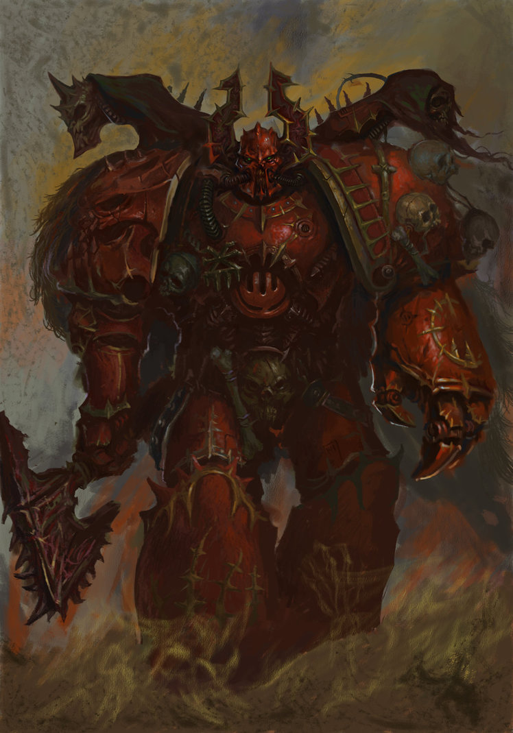 Chaos space marine - Warhammer 40k, Chaos space marines, Khorne